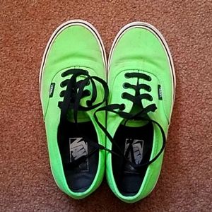 Neon green Vans